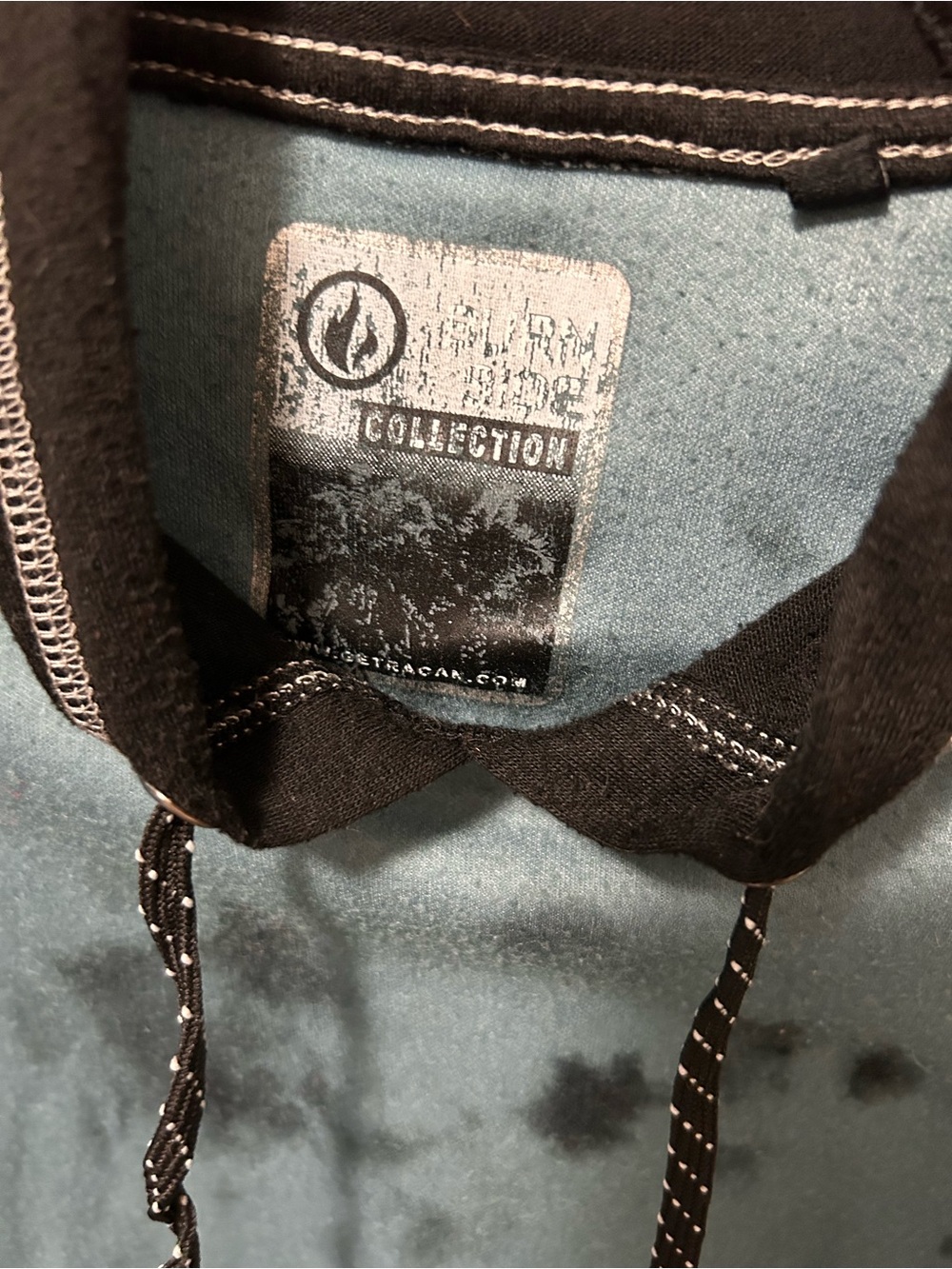 VTG Burnside Skatewear | L | Cloud Dye | Y2K Hoodie | Raglan - Picture 5 of 6